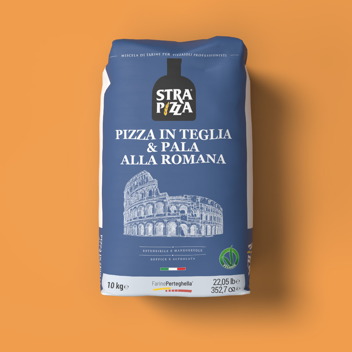 STRAPIZZA PIZZA IN TEGLIA E PALA ALLA ROMANA kg. 10 - SEMILAVORATO